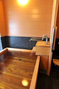 写真　温泉はかけ流し